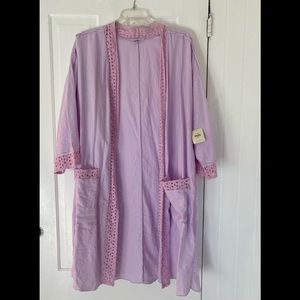 NWT Free People Intimately Eyelet Robe Kimono Sz M